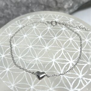 Dainty Heart Bracelet 925
